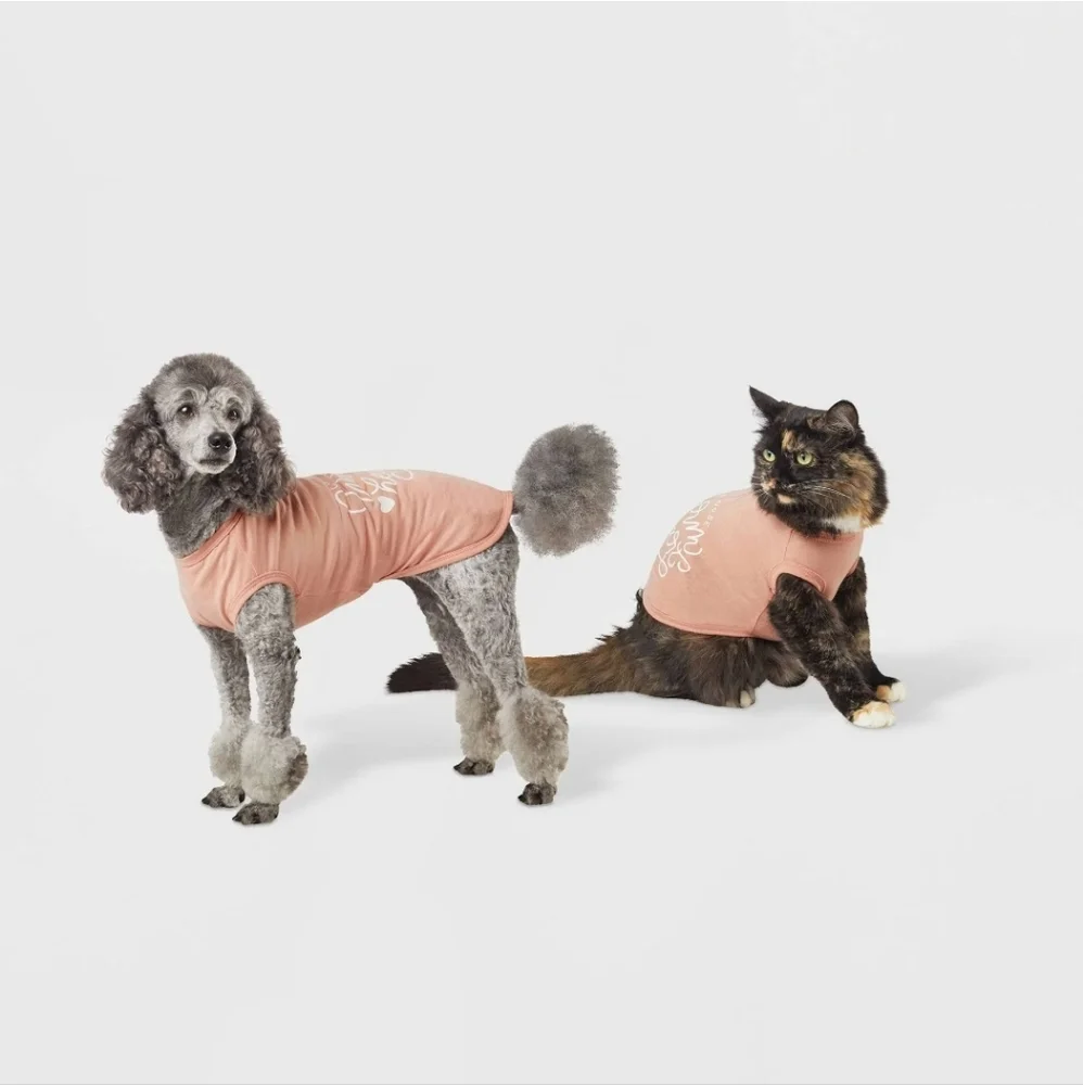 Boots & Barkley Dog Shirt XXL Pink Graphic Tee 